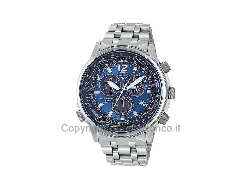 CITIZEN CRONO PILOT TITANIO 45 MM BLU